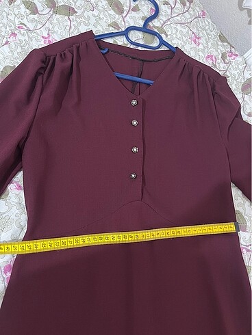 Bordo Elbise - Görsel 5