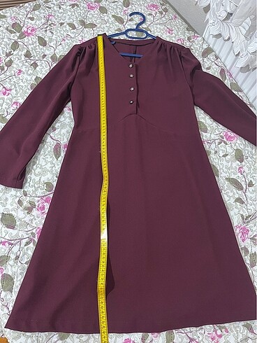 Bordo Elbise - Görsel 6