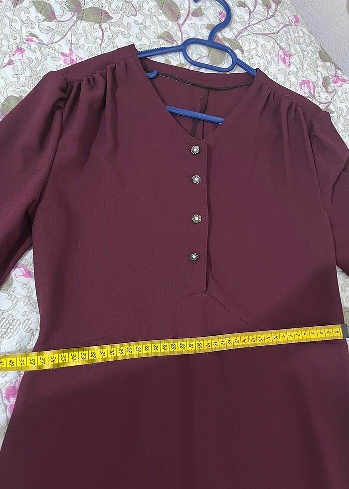 Bordo Elbise - Görsel 5