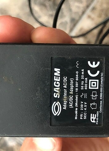Sagem Şarj Aleti Adaptör
