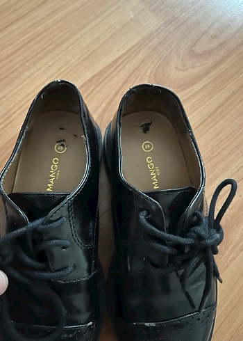 Siyah Erkek Çocuk Goth Özel Ayakkabı - Görsel 3