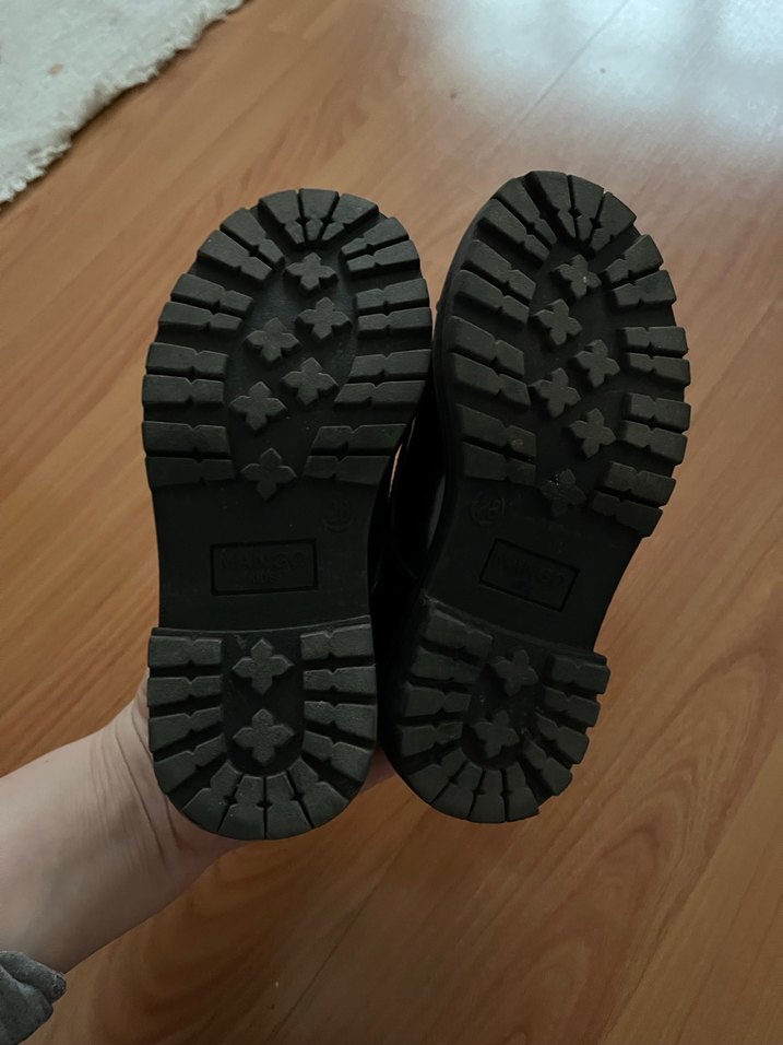 Siyah Erkek Çocuk Goth Özel Ayakkabı - Görsel 5