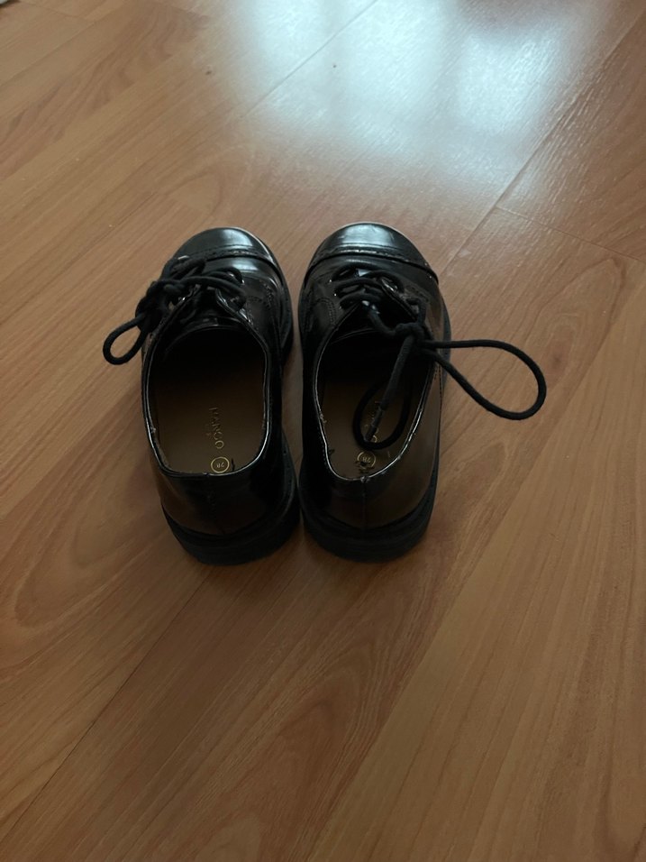 Siyah Erkek Çocuk Goth Özel Ayakkabı - Görsel 2