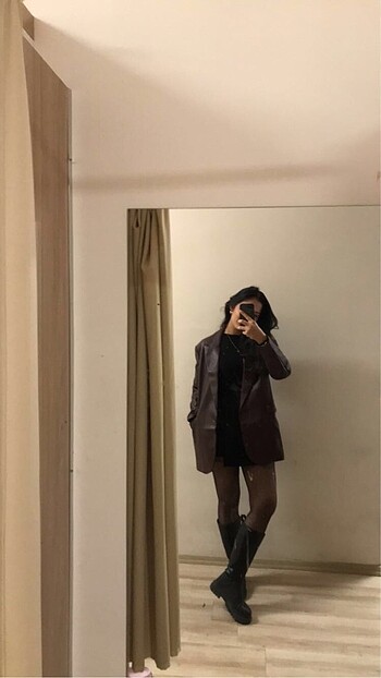 Deri blazer ceket