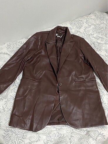 Deri blazer ceket