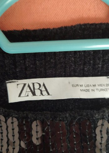 Zara siyah Payetli Üst - Görsel 3