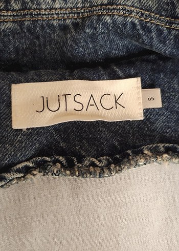 Kadın Kahverengi Kısa Kesim Denim Ceket - Görsel 5