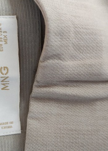 Mango Bej Kadın Kumaş Pantolon Tokalı - Görsel 2