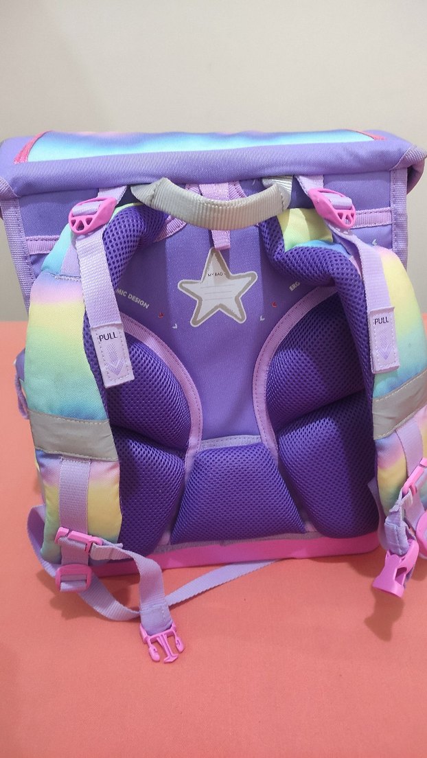 belmil rainbow ombre ortapedik mıknatıslı okul çantası - Görsel 3