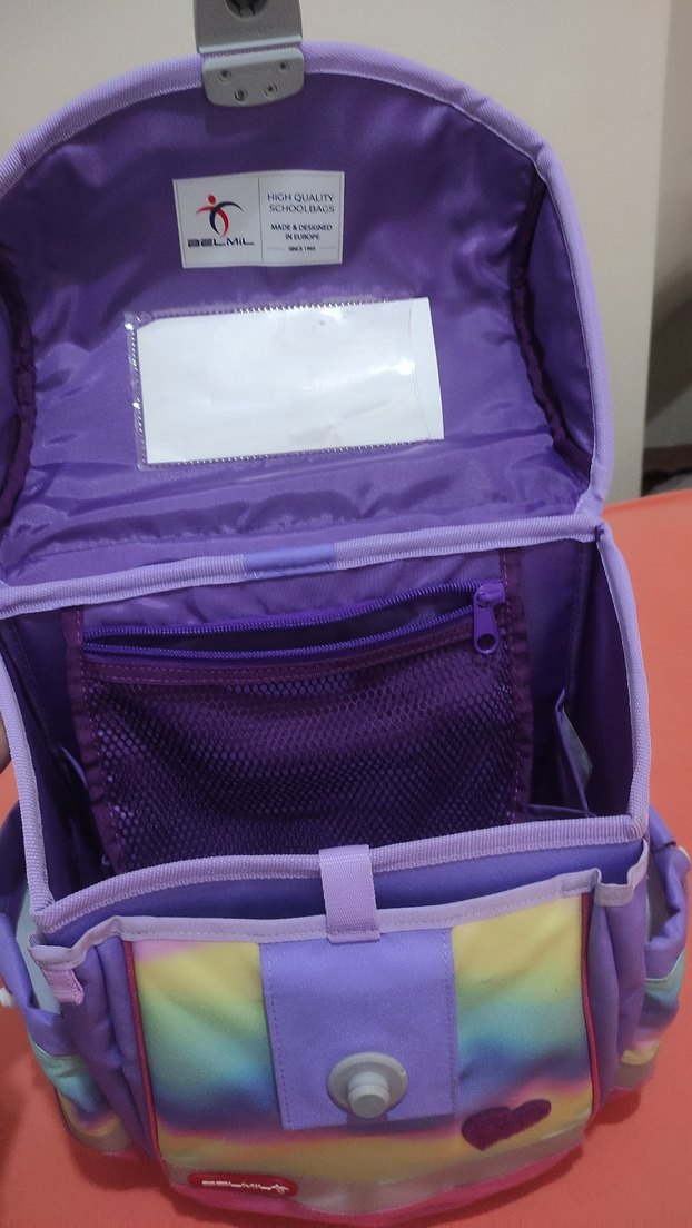 belmil rainbow ombre ortapedik mıknatıslı okul çantası - Görsel 5