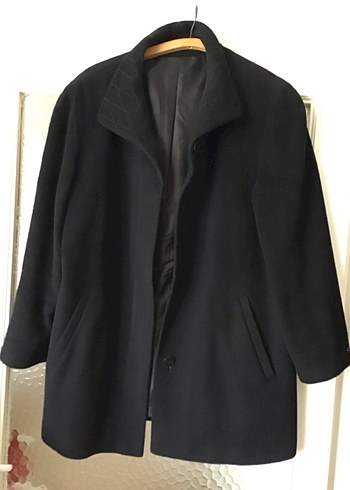 Düğmeli Siyah  Midi Palto  yurtdışıdan alındı - Görsel 8