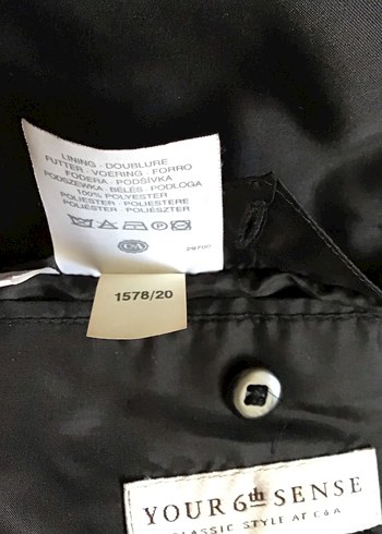 Düğmeli Siyah  Midi Palto  yurtdışıdan alındı - Görsel 10