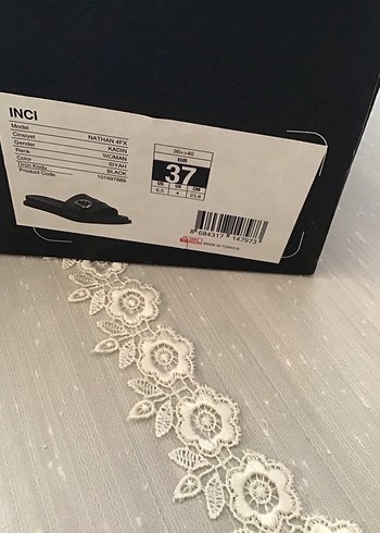 İnci Siyah Tokalı Kadın Terlik deri - Görsel 4