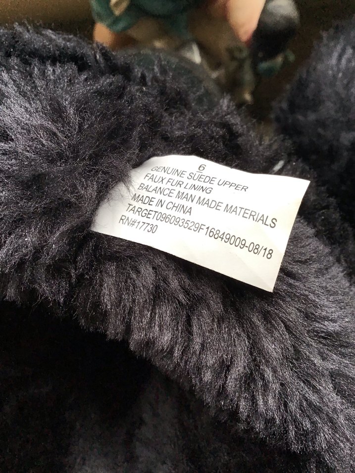 Siyah Kürklü Dolgu Topuklu Süet Bot - Görsel 5