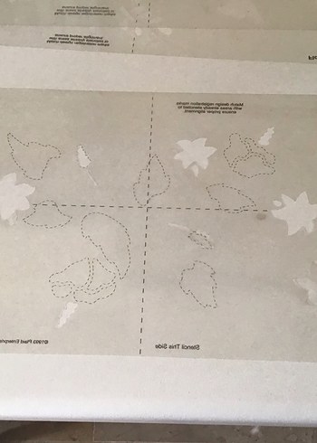 Çiçek Desenli şablon dekor - Görsel 2