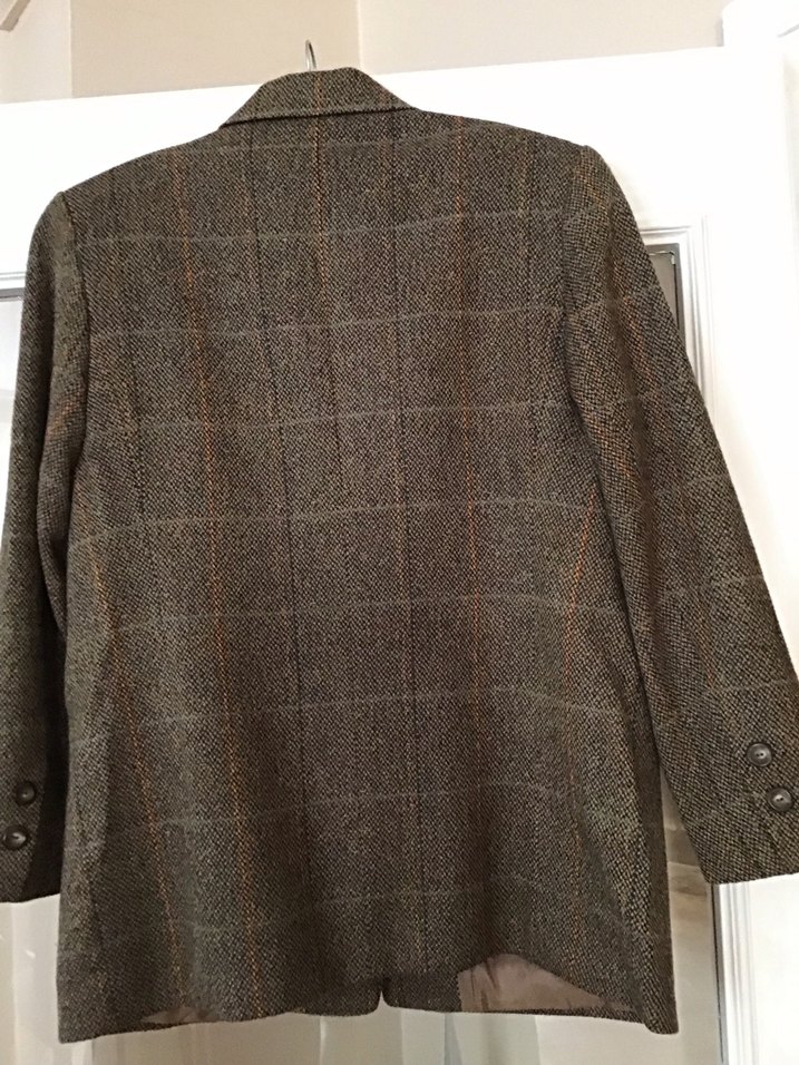 Düğmeli Kahverengi Midi Yün Ceket bayan  ceket - Görsel 3