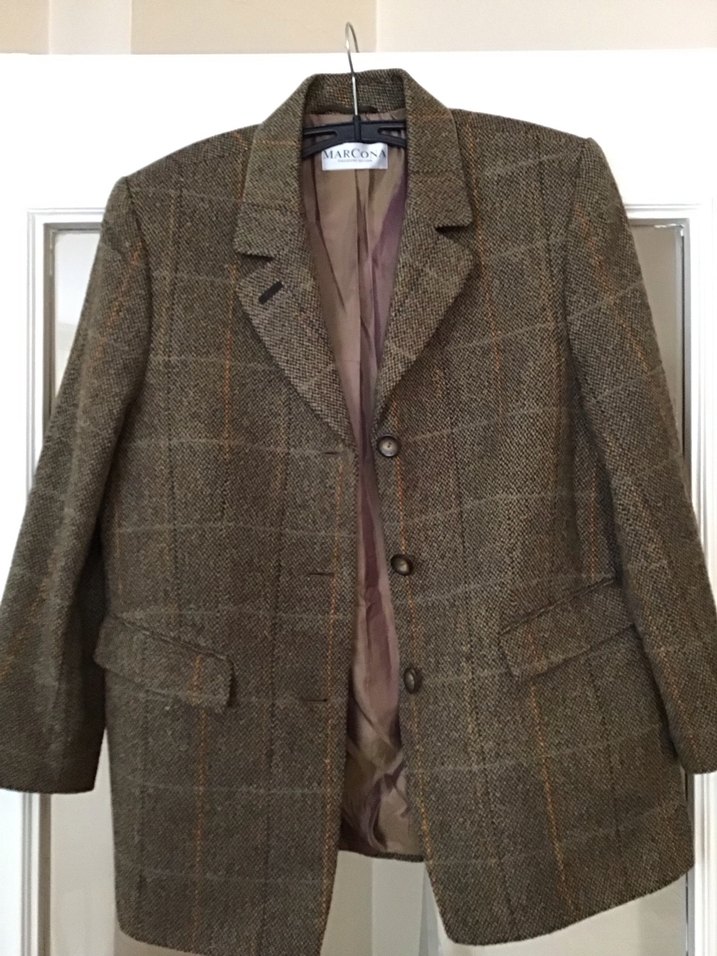 Düğmeli Kahverengi Midi Yün Ceket bayan  ceket - Görsel 2