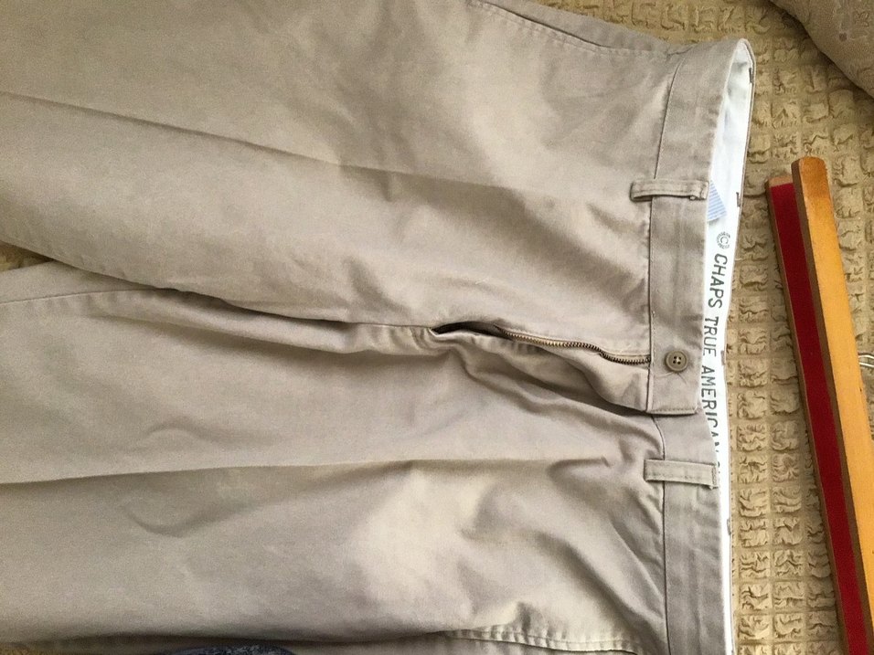 Chaps True American Bej Erkek Pantolon 38x30 100 koton - Görsel 2