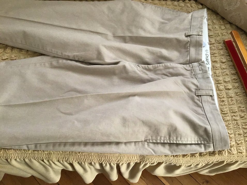 Chaps True American Bej Erkek Pantolon 38x30 100 koton - Görsel 5