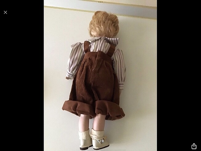 Beden Porselen bebek yurtdışından hediye geldi boyu 40 cm
