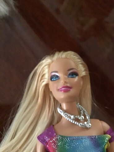 Barbie Barbie 2009 mattel Elbisesi yeni saçları yumuşacık resimde