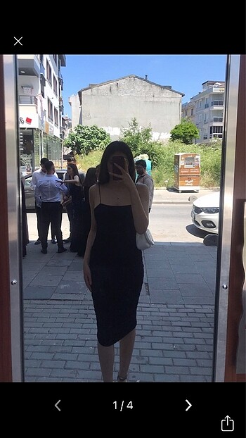 KADIN SİYAH UZUN ELBİSE
