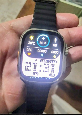 tertemiz çift Kordonlu AMOLED Akıllı Saat - Görsel 3