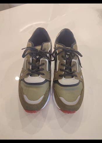 Hummel Hummel Haki Kamuflaj Spor Ayakkabı