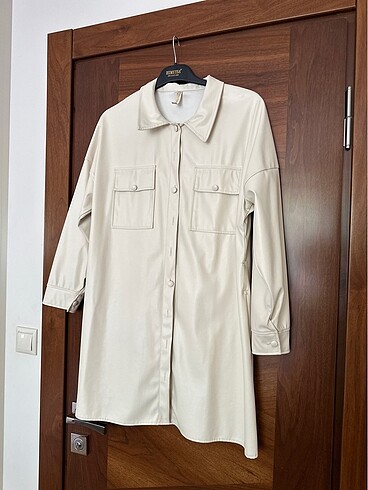 Deri ceket tunik