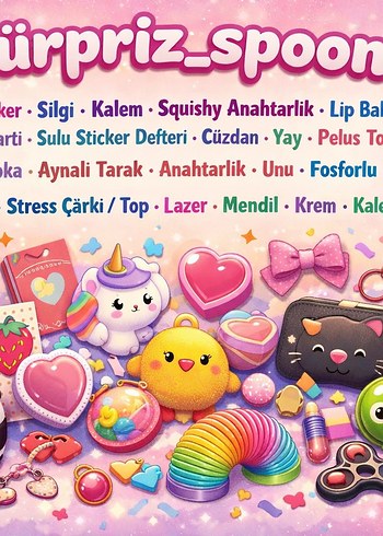 4 adet sürpriz kaşık - Görsel 2