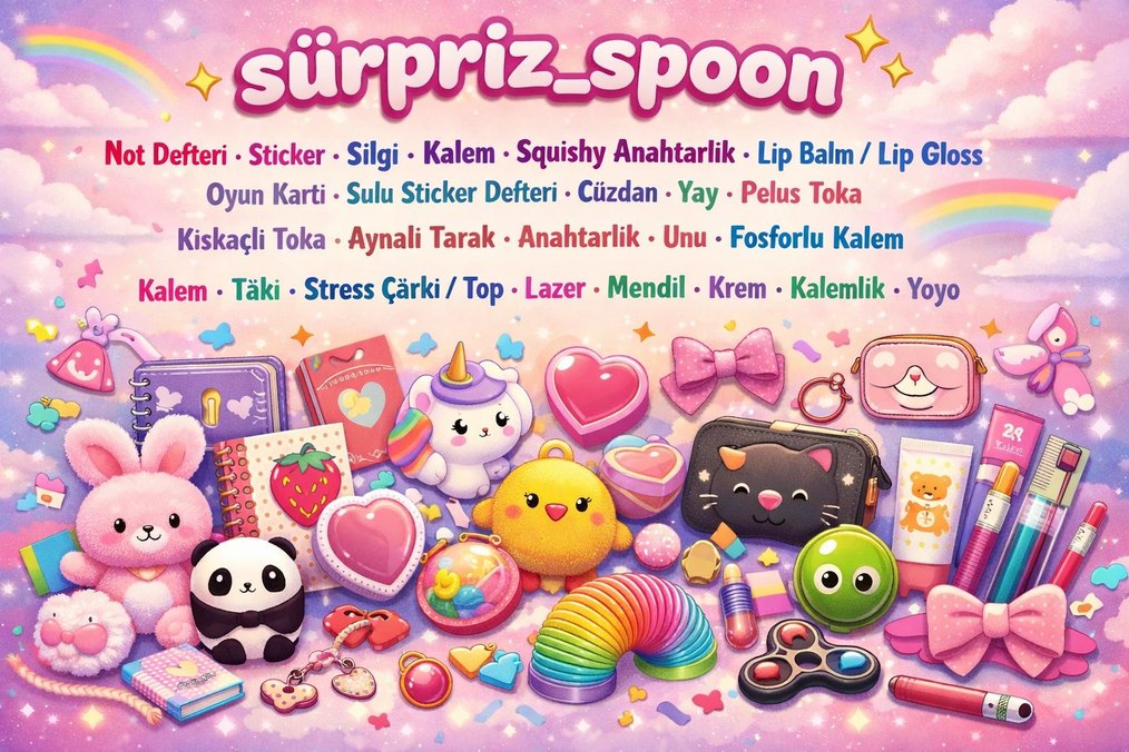 4 adet sürpriz kaşık - Görsel 2