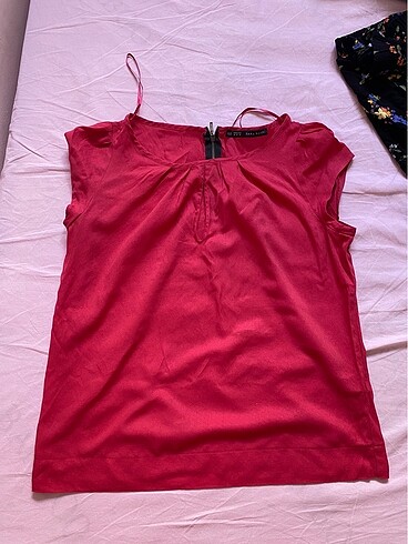 Zara pembe bluz