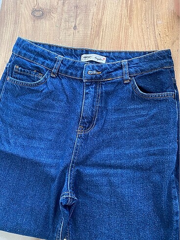 40 Beden mavi Renk Koton mavi jeans