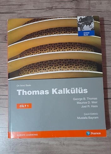 Thomas kalkülüs 12. Baskı cilt 1 kitap 