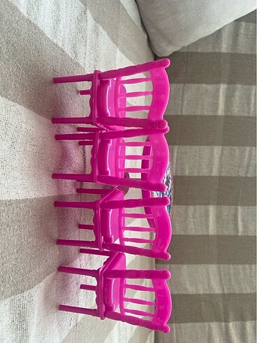 Barbie masa sandalye - Görsel 9