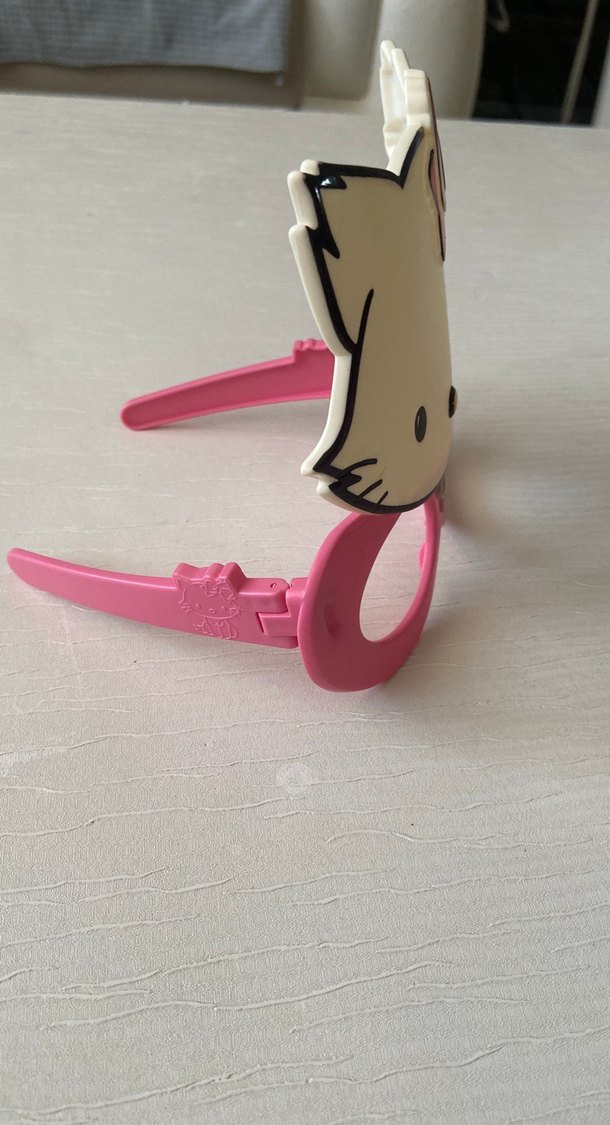 Pembe Kedi Figürlü Kedi Aksesuarı - Görsel 5