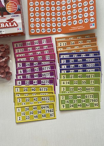 Beden Renk Renkli Tombala Oyunu - 20 Kartlı