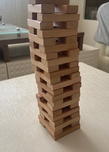 Bej Ahşap Bloklar Seti - Görsel 5