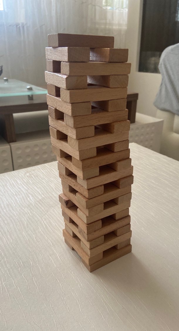 Bej Ahşap Bloklar Seti - Görsel 5