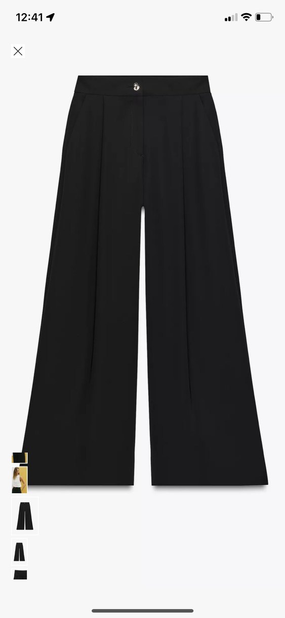 Ön Pensli Yüksek Bel Siyah Kadın Pantolon - Görsel 3