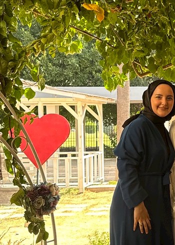 Diğer Kadın Uzun Lacivert Minimalist abaya