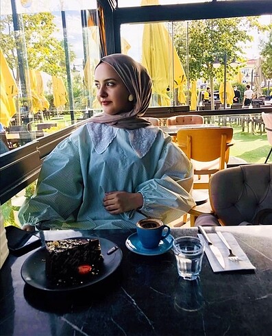 Bebe yaka salaş gömlek