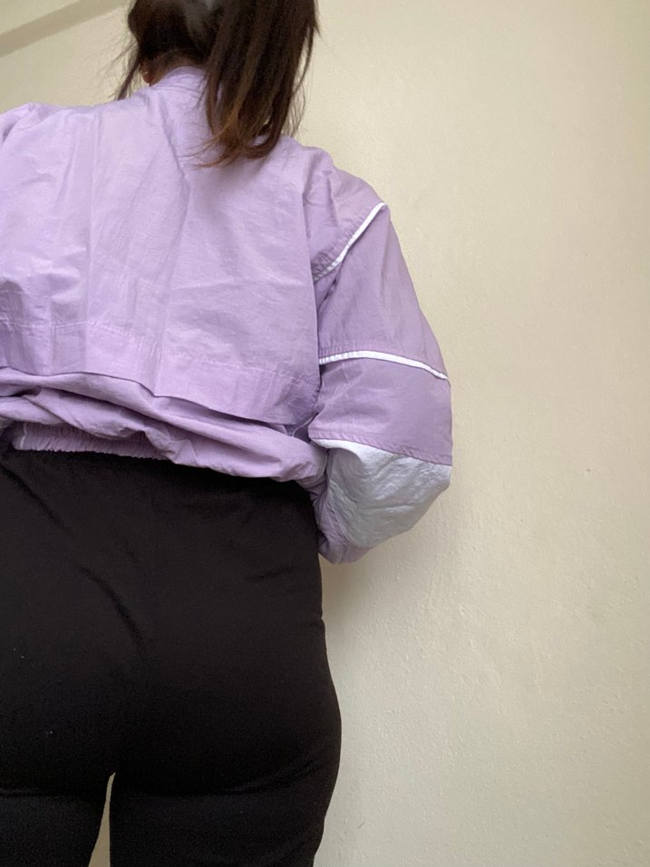 Kadın Lila Fermuarlı Ceket - Görsel 5