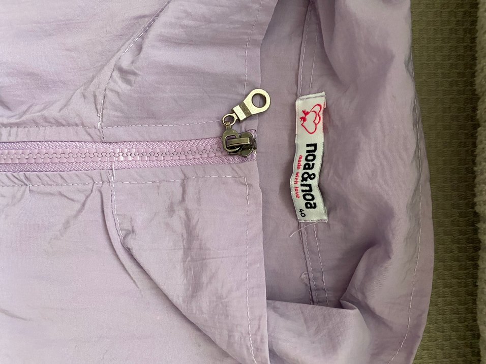 Kadın Lila Fermuarlı Ceket - Görsel 2