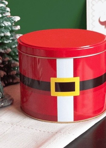 Noel Temalı Renkli Metal Saklama Kutuları - Görsel 2