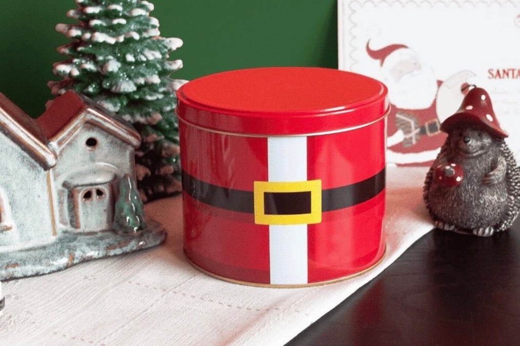 Noel Temalı Renkli Metal Saklama Kutuları - Görsel 2