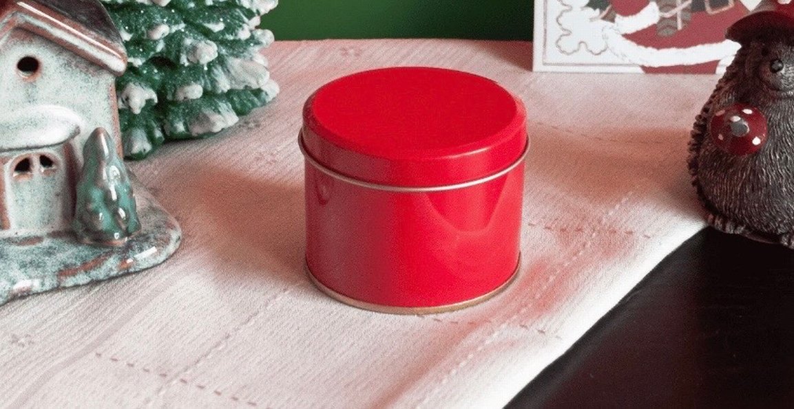 Noel Temalı Renkli Metal Saklama Kutuları - Görsel 4