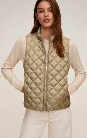 Mango anorak yelek