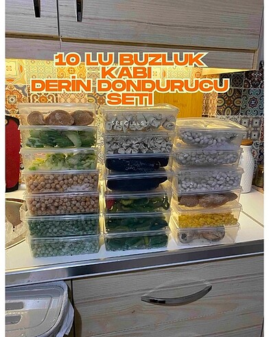 Diğer 10 lu buzluk kabı derin dondurucu