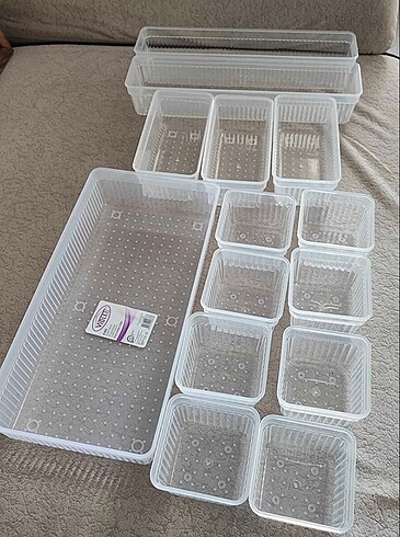 Beden Renk 14 lün çekmece düzenleyici organizer
